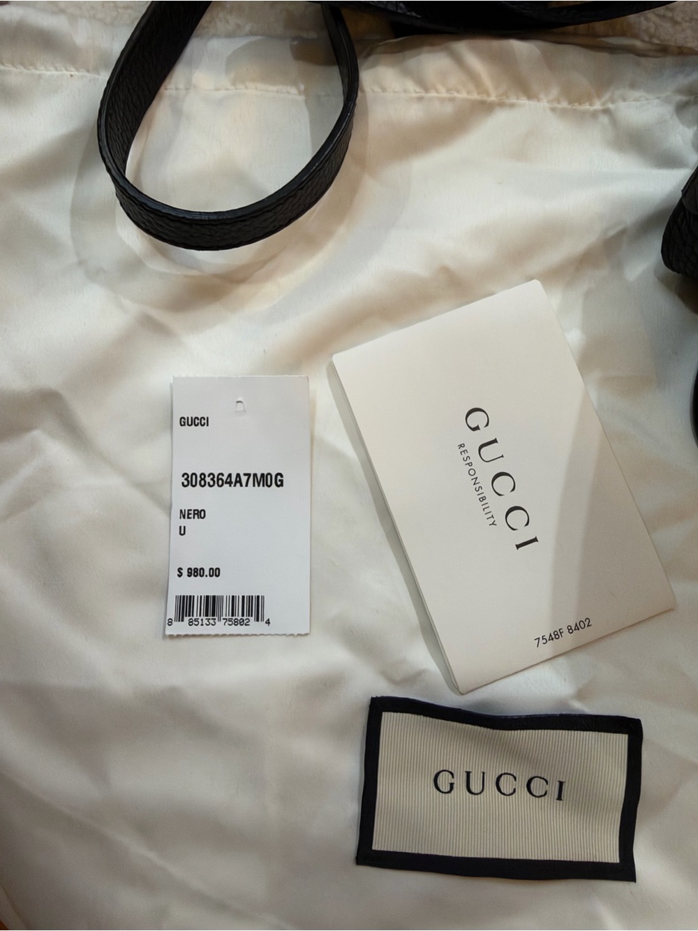 Gucci Soho Disco Black Leather Crossbody Bag - Picture 4 of 16